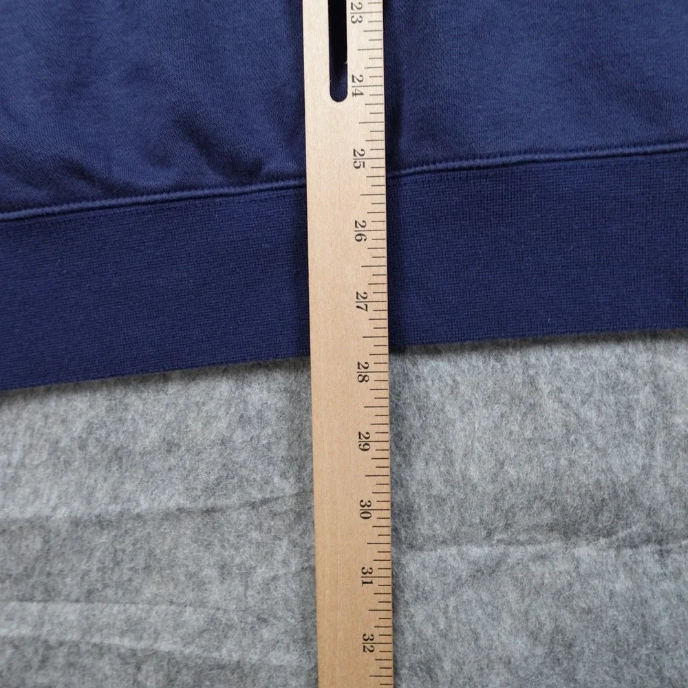 Nike Hoodie Mens XXL Blue Sportswear Club Fleece Pullover Sweatshirt